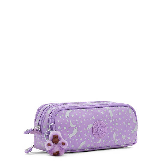 Bolsas Kipling Gitroy Printed Pencil Case Morados | MX 1910SG